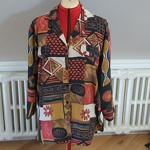 Vintage print blouse